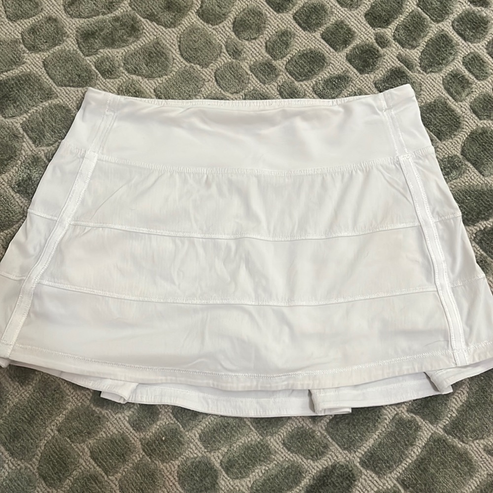Lulu Lemon White Tennis Skirt